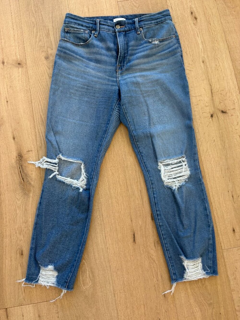 Good American Jeans - Straight leg size 10